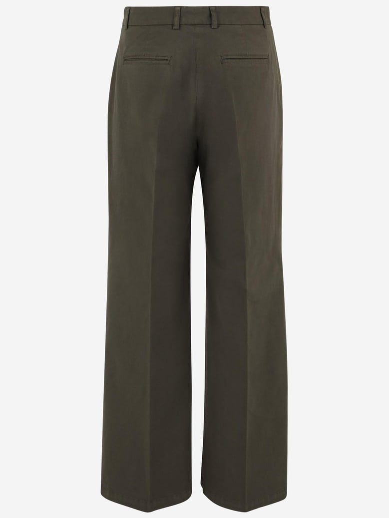 stretch cotton pants by Selfnex