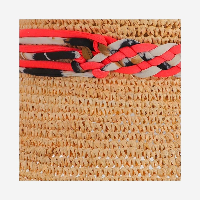 bucket hat axel raffia by Selfnex