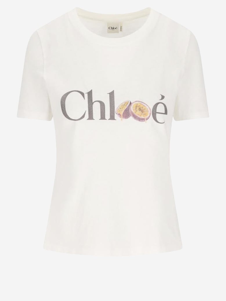 cotton t-shirt with logo print by Selfnex