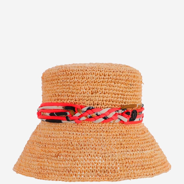 bucket hat axel raffia by Selfnex