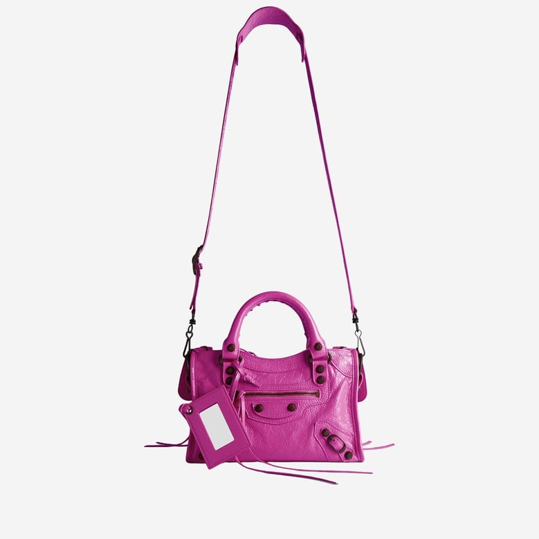 mini le city bag fuchsia lambskin by Selfnex