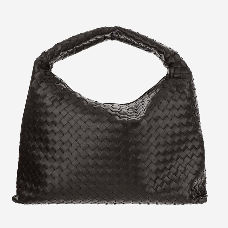 large hop bag in brown calfskin by Selfnex