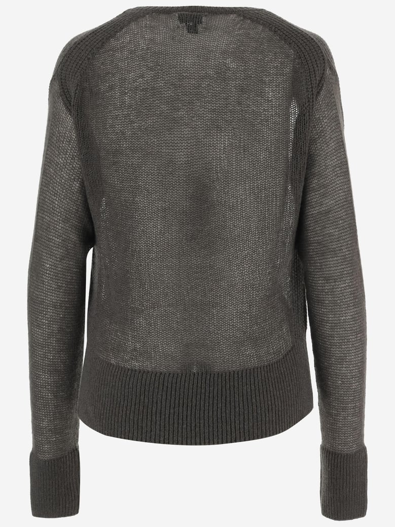cashmere crew neck sweater by Selfnex
