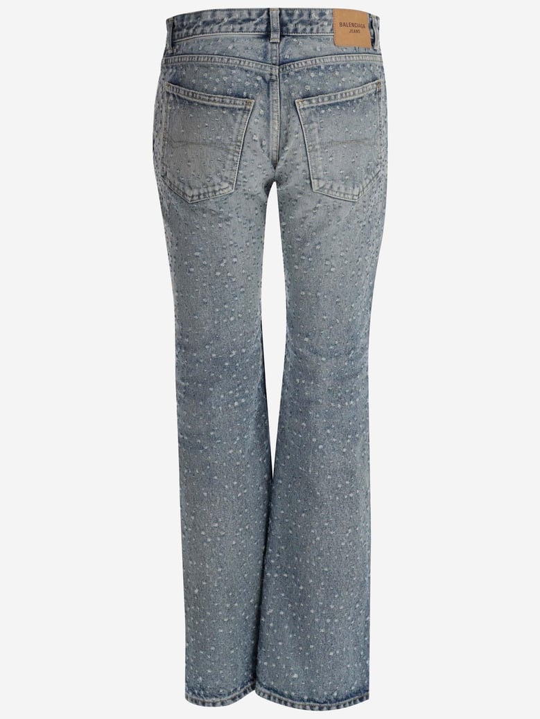 jeans low-rise distressed by Selfnex