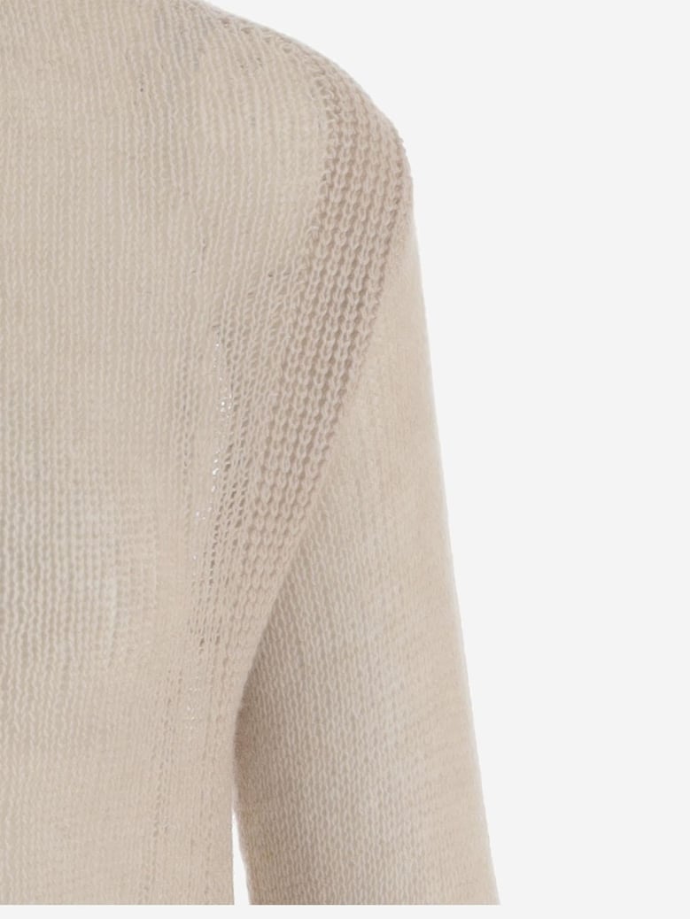 cashmere crew neck sweater by Selfnex