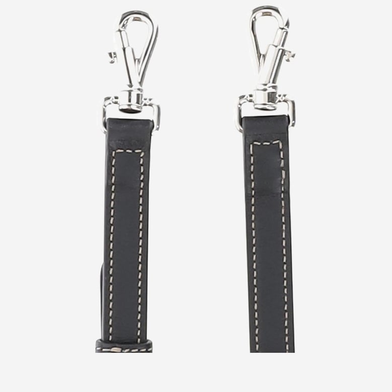 leather bucket bag black by Selfnex