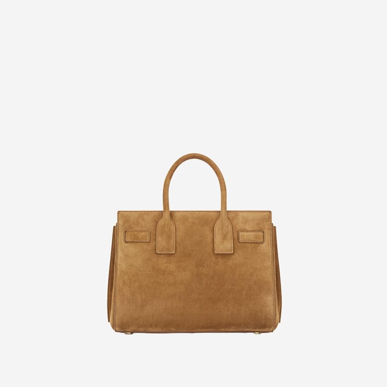 suede sac de jour bag by Selfnex