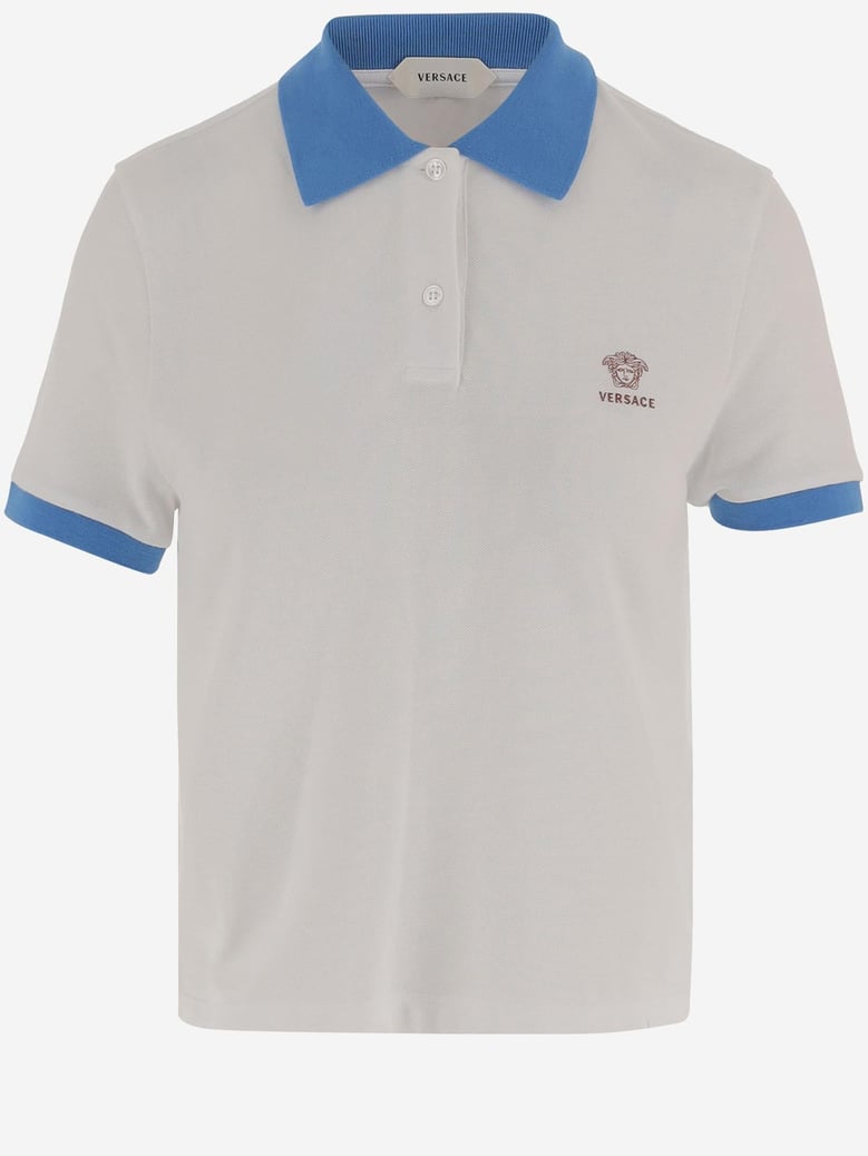 polo shirt cotton white by Selfnex