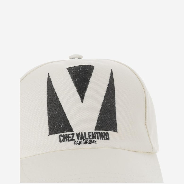 baseball hat cotton with embroidery white by Selfnex