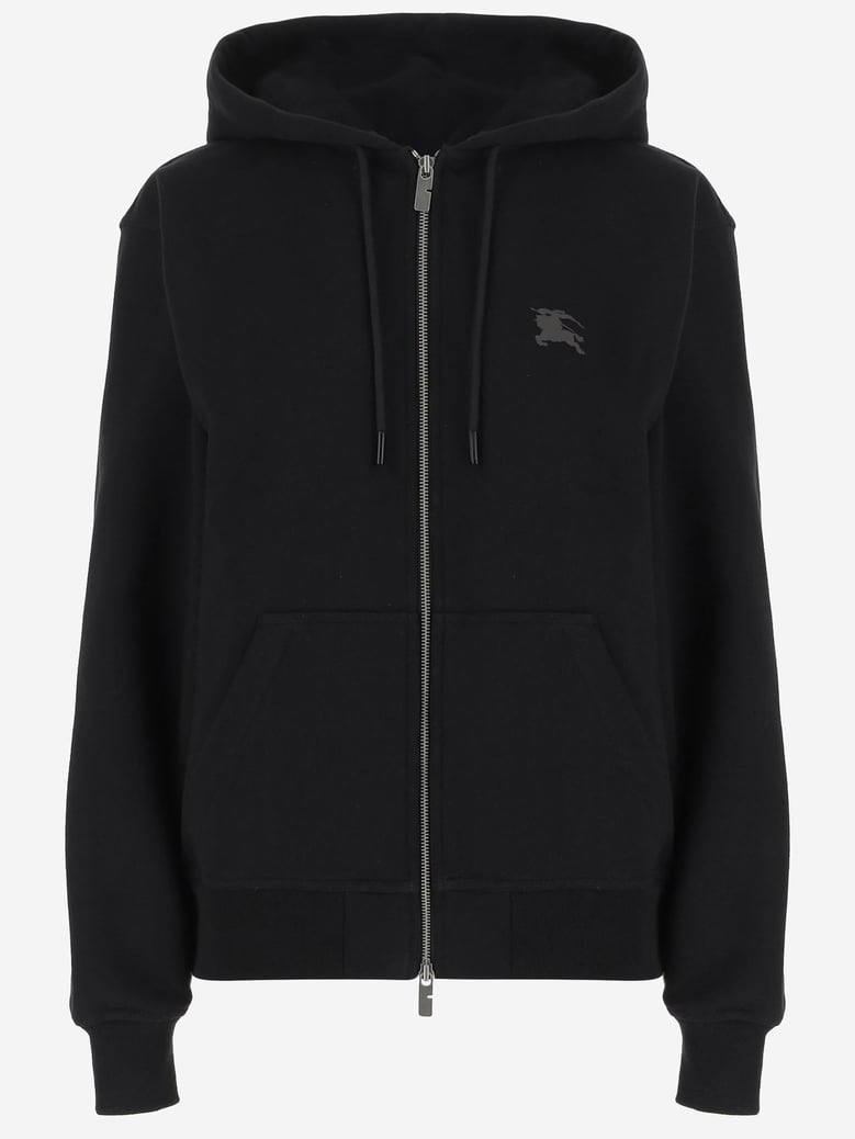 cotton sweatshirt black by Selfnex