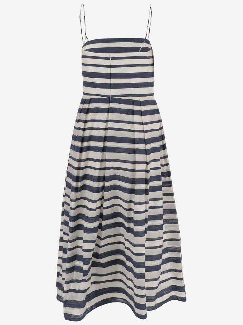 dress striped cotton blend by Selfnex