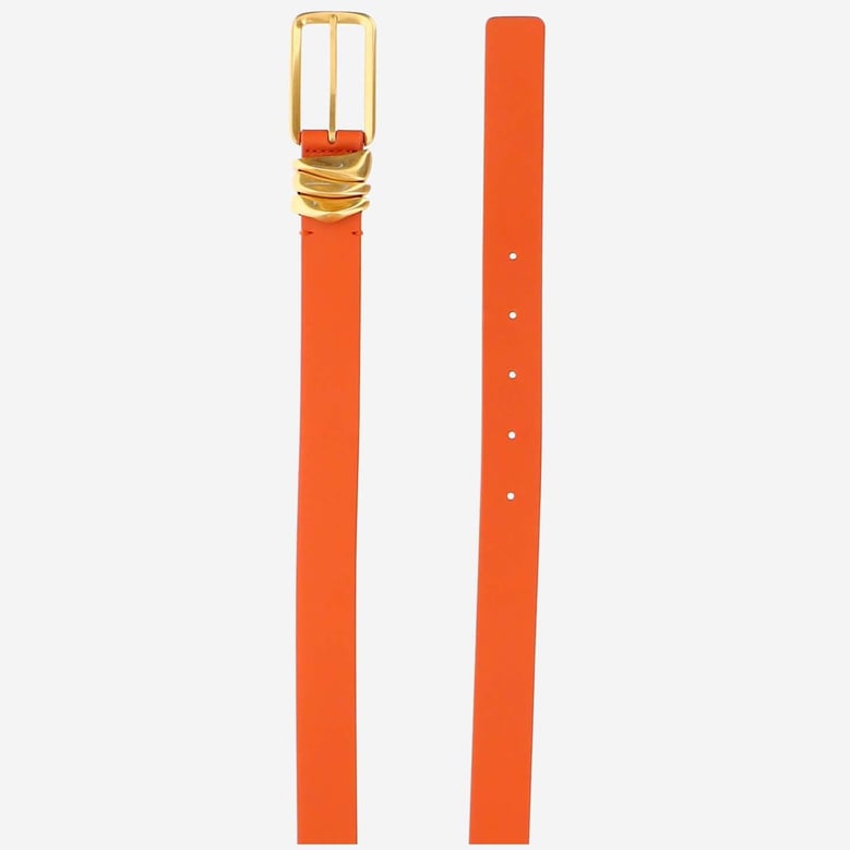 belt metal loops orange by Selfnex