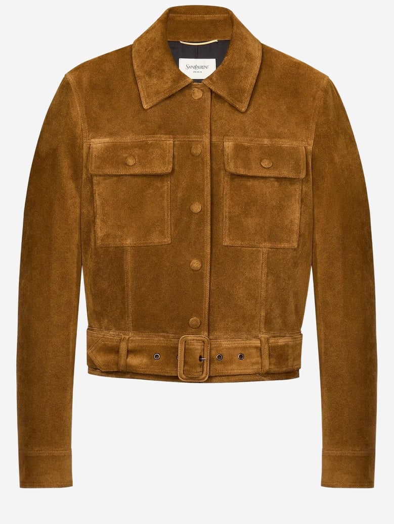 short suede jacket by Selfnex