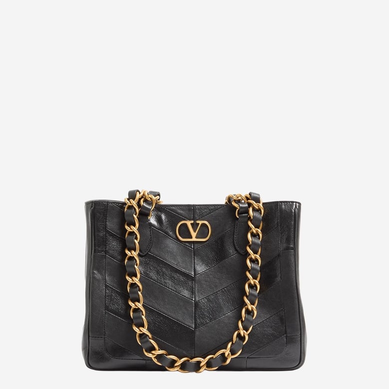 lasein leather bag with chevron pattern by Selfnex