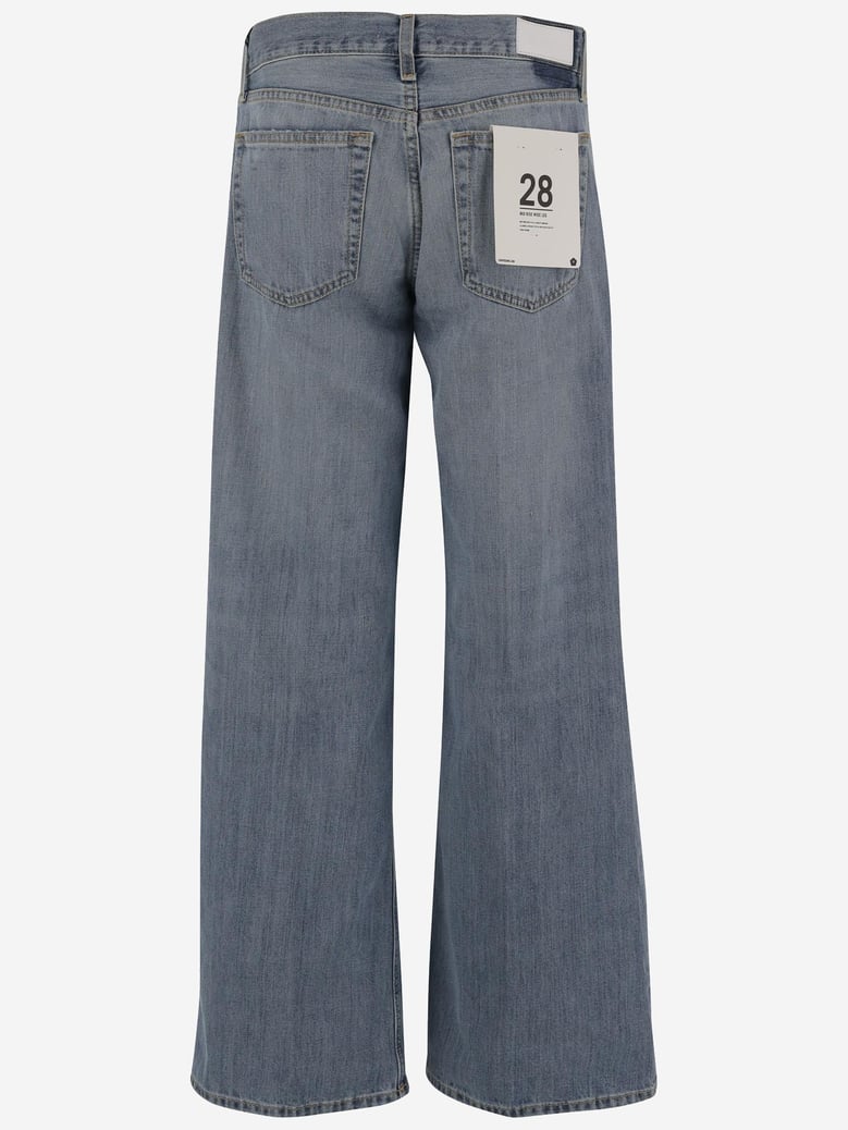 cotton denim jeans with classic style by Selfnex