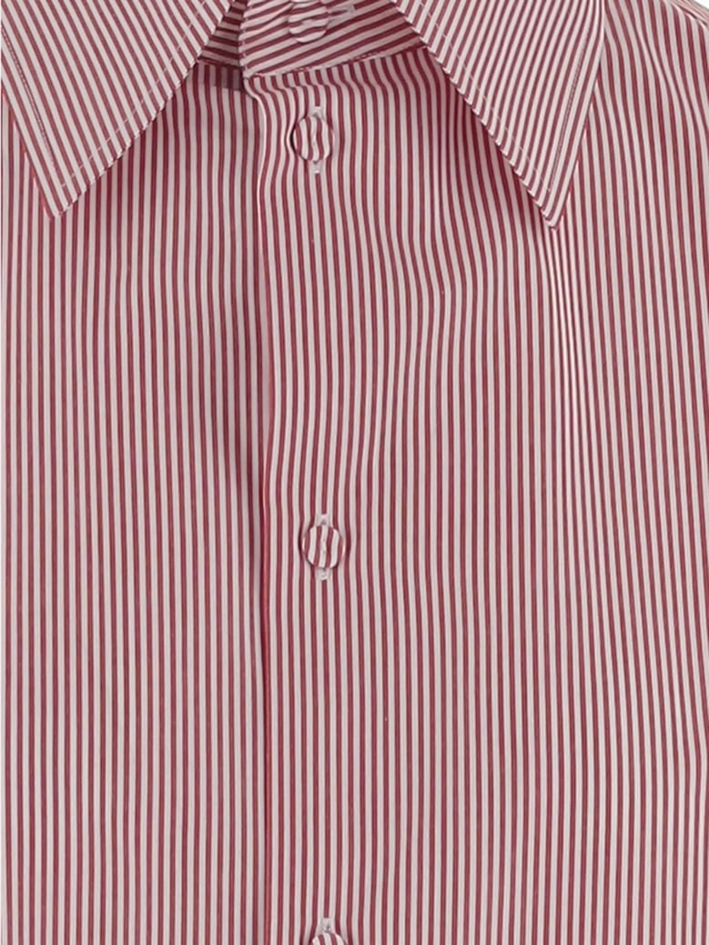 sleeveless striped shirt by Selfnex