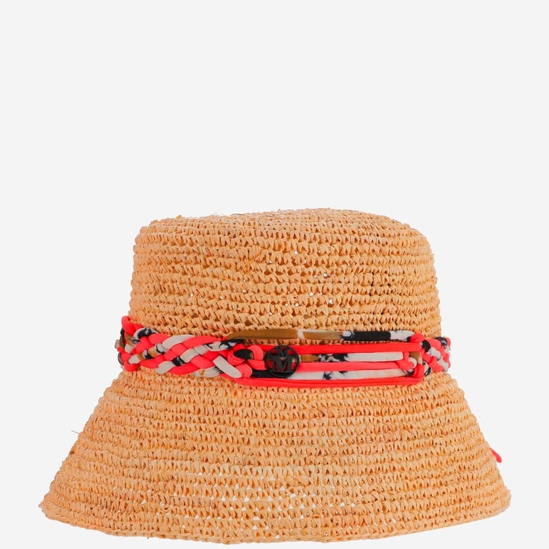 bucket hat axel raffia by Selfnex