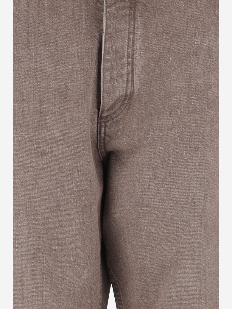 cotton denim jeans with belt loops by Selfnex