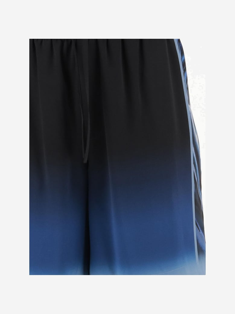 short pants with graphic print by Selfnex
