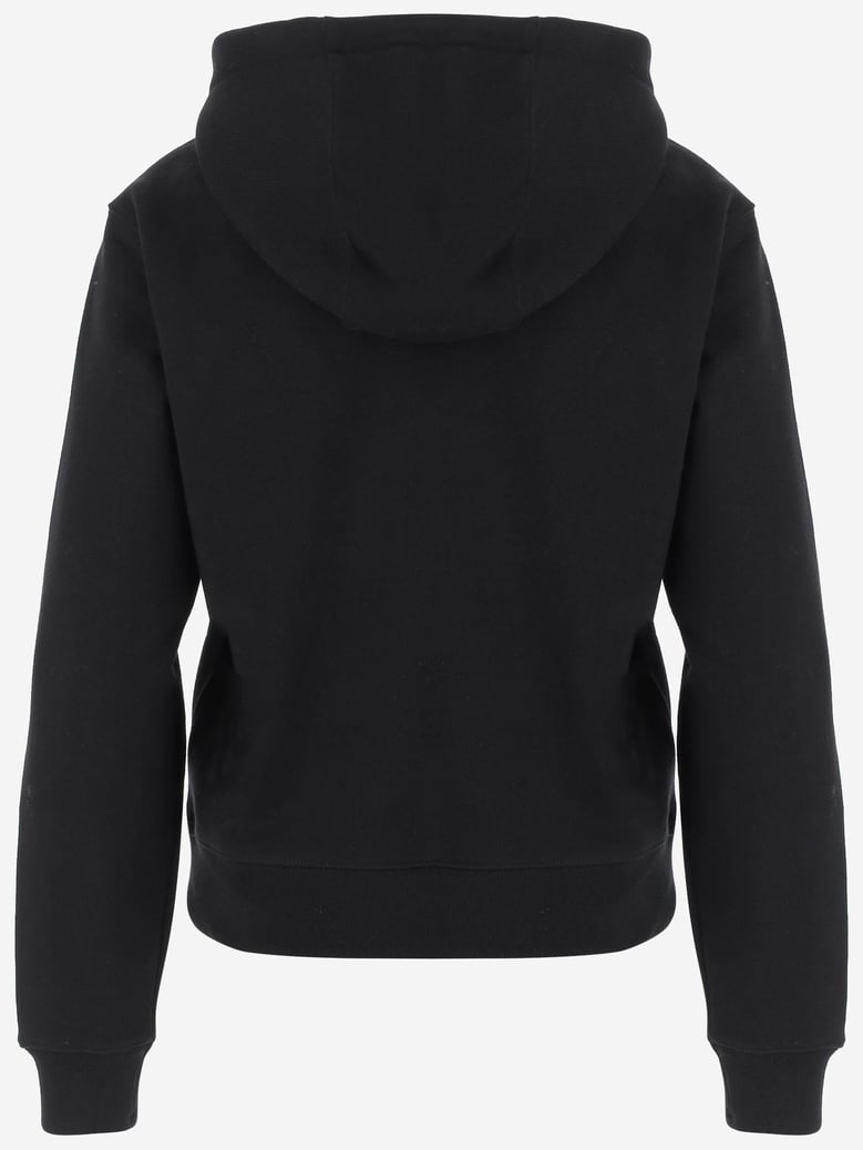 hooded cotton sweatshirt by Selfnex