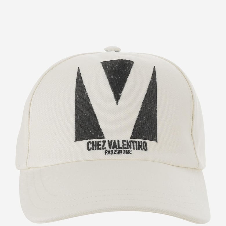 baseball hat cotton with embroidery white by Selfnex