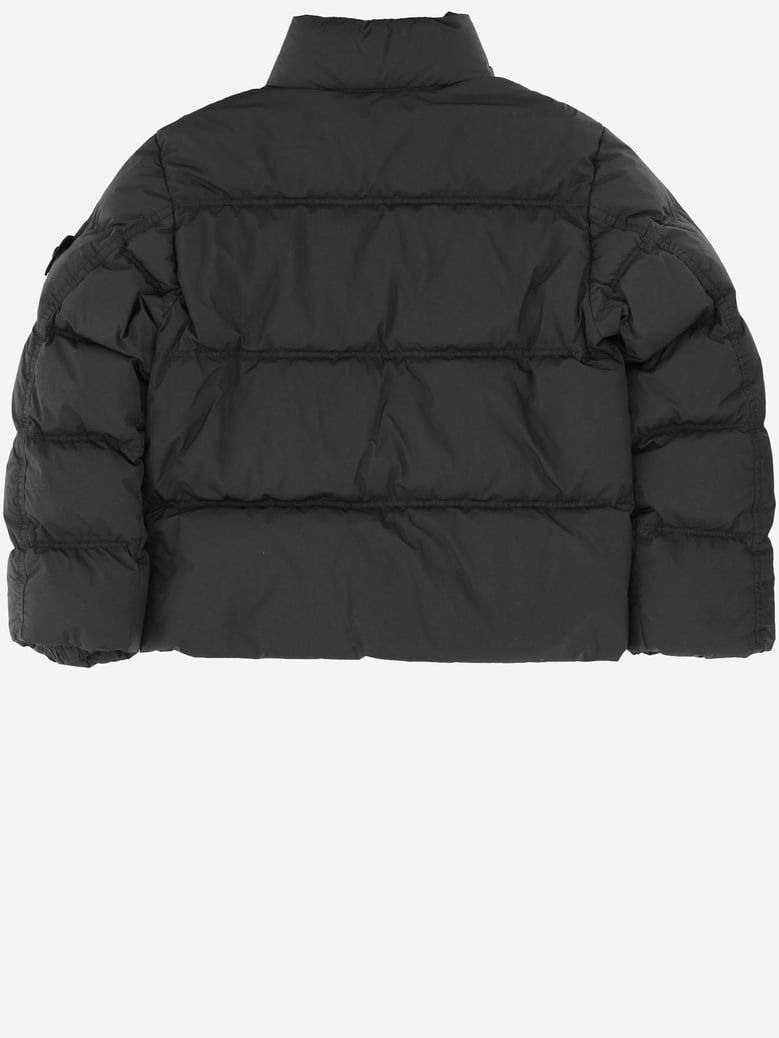 down jacket nylon black by Selfnex