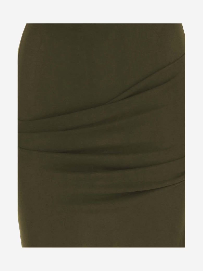 draped mini dress by Selfnex