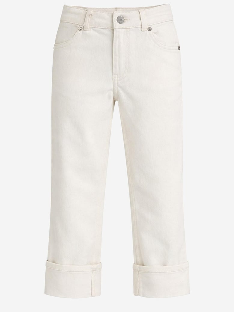 cotton denim jeans white by Selfnex