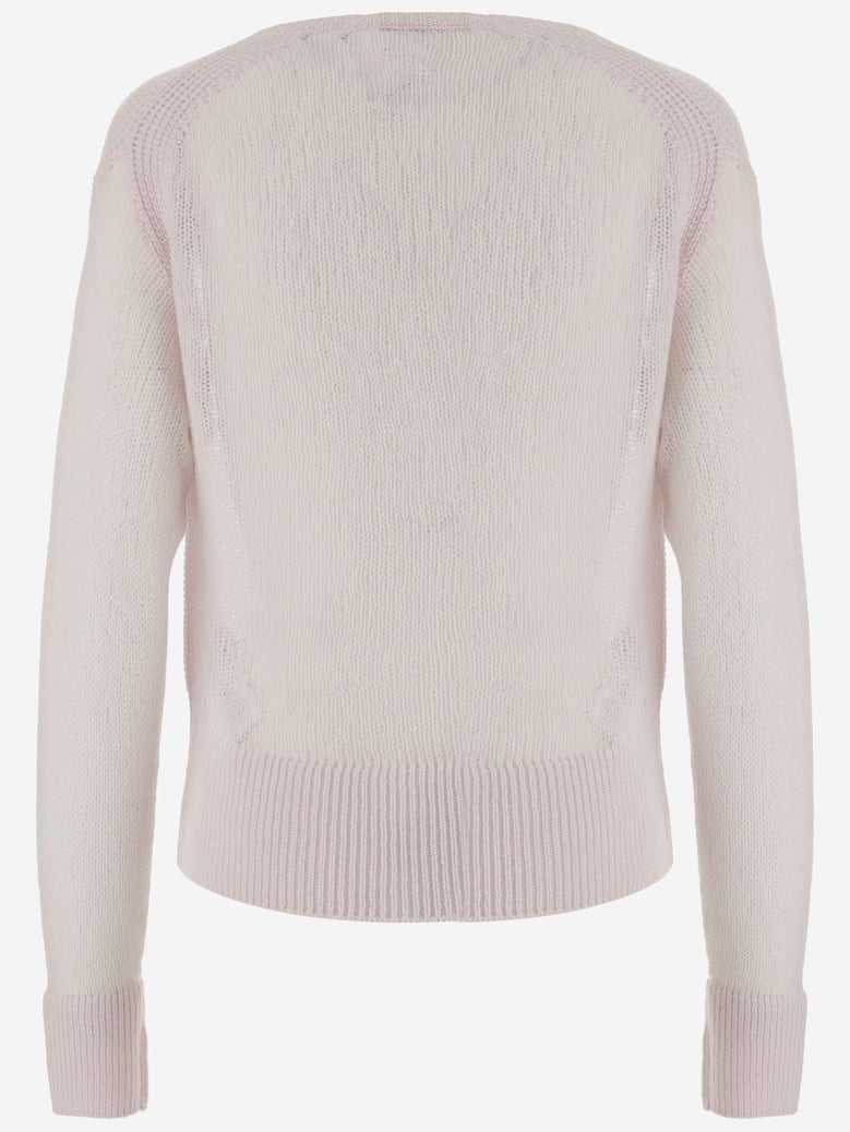 cashmere crew neck sweater by Selfnex