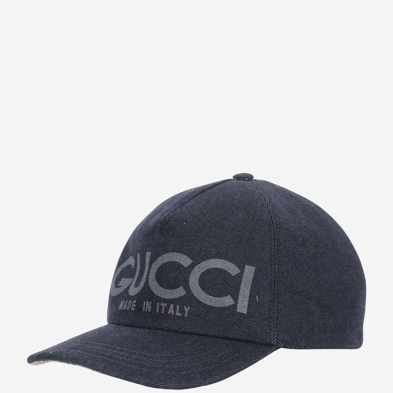 lasered denim baseball hat by Selfnex