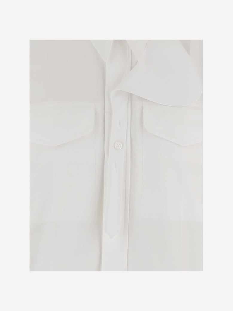 cotton shirt white by Selfnex