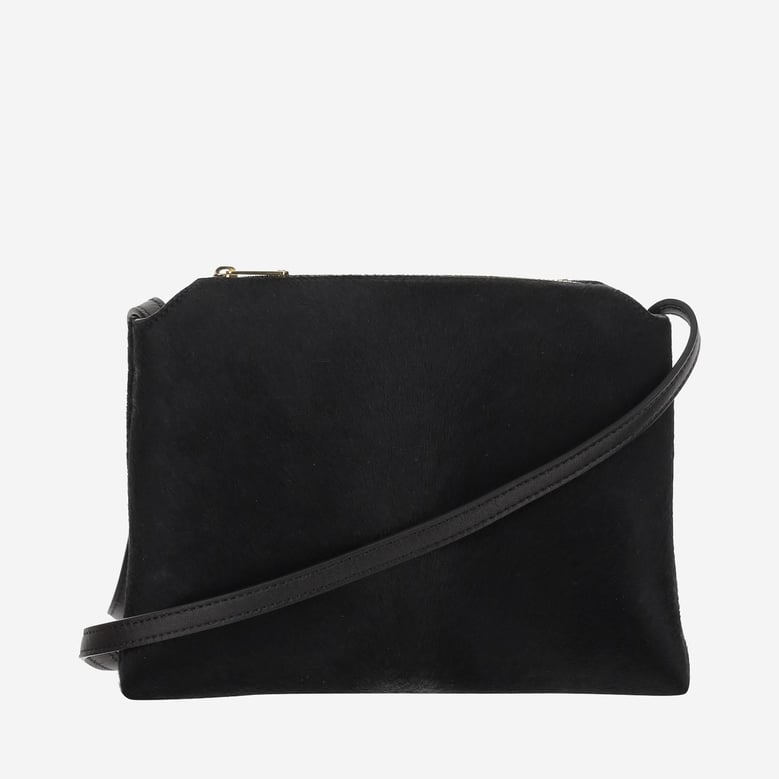 lina shoulder bag in suede leather by Selfnex