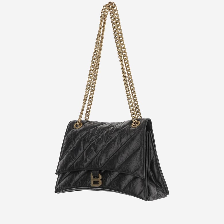 crush medium quilted leather bag by Selfnex