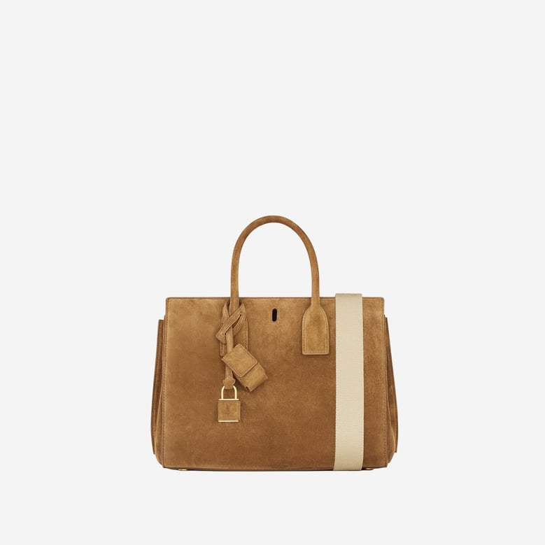 suede sac de jour bag by Selfnex