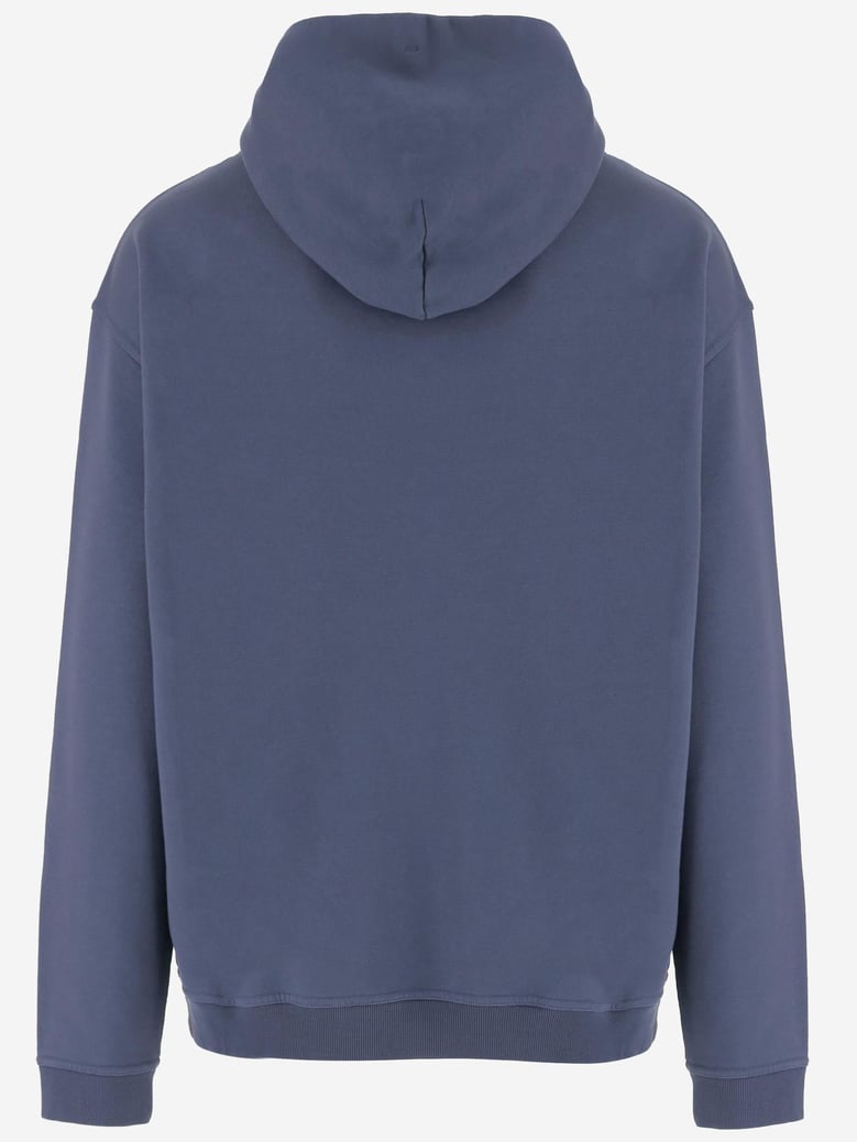 cotton sweatshirt navy by Selfnex