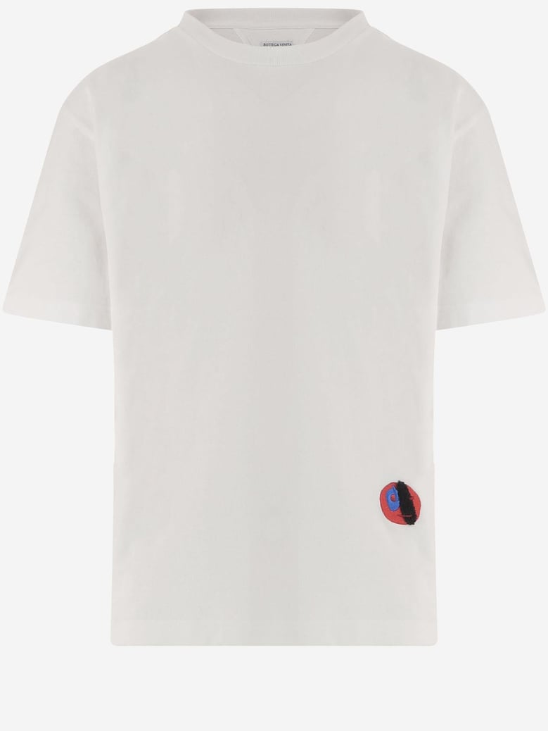 t-shirt in cotton white by Selfnex