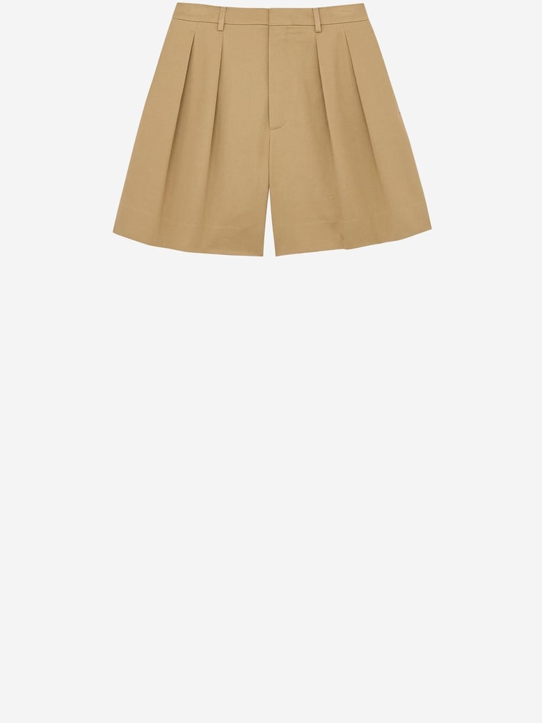 cotton shorts brown by Selfnex