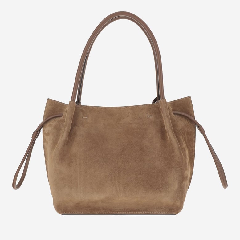 suede shoulder bag by Selfnex