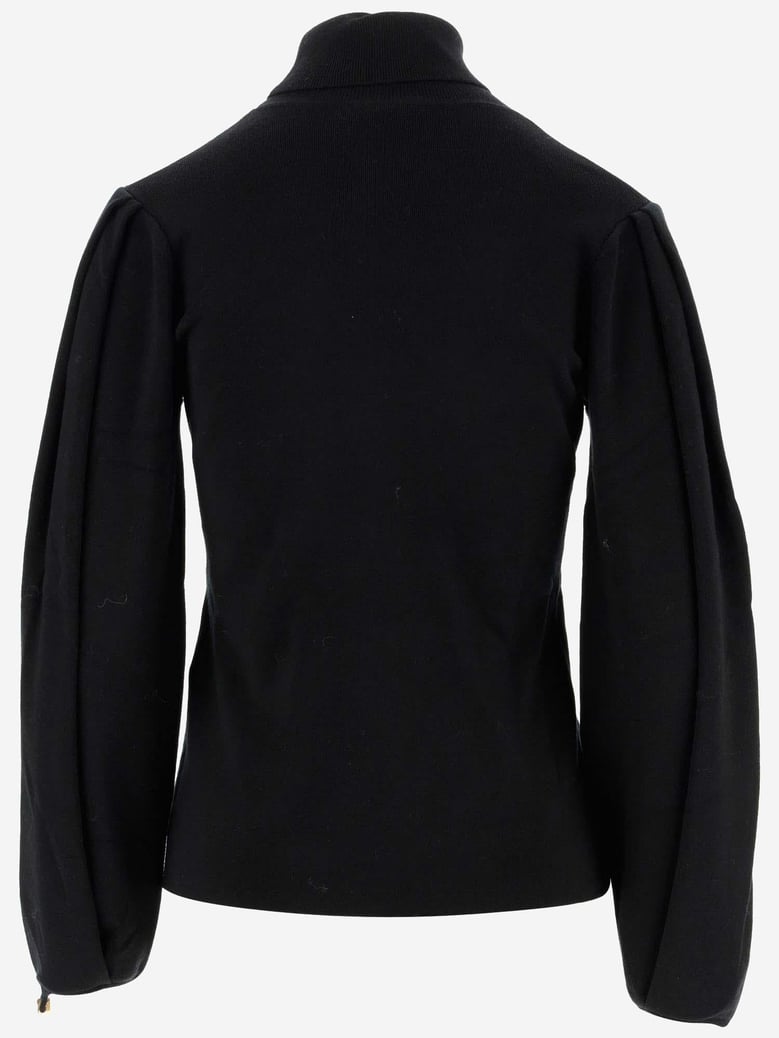pullover wool-blend black by Selfnex