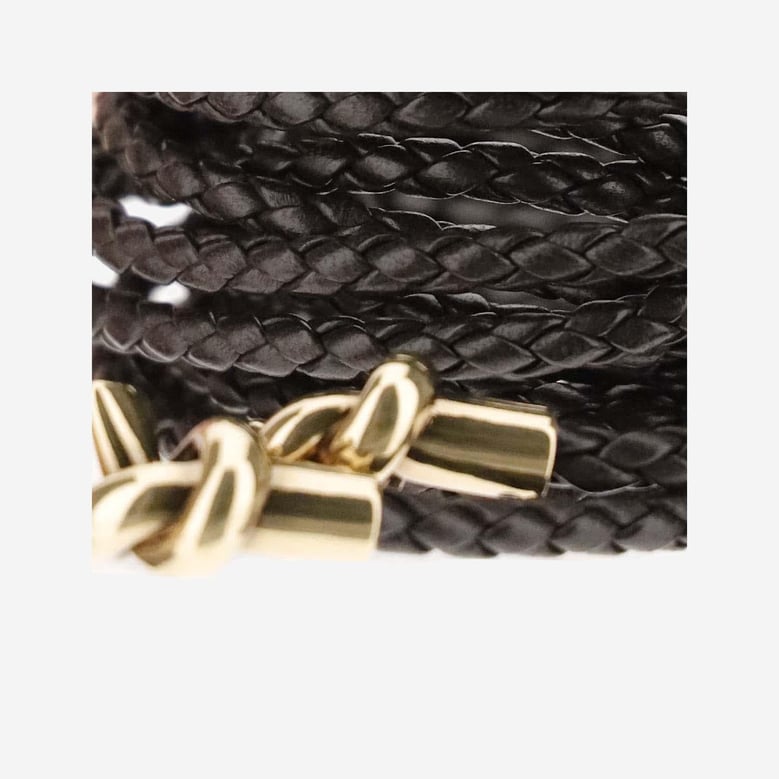 woven belt with knot detail by Selfnex