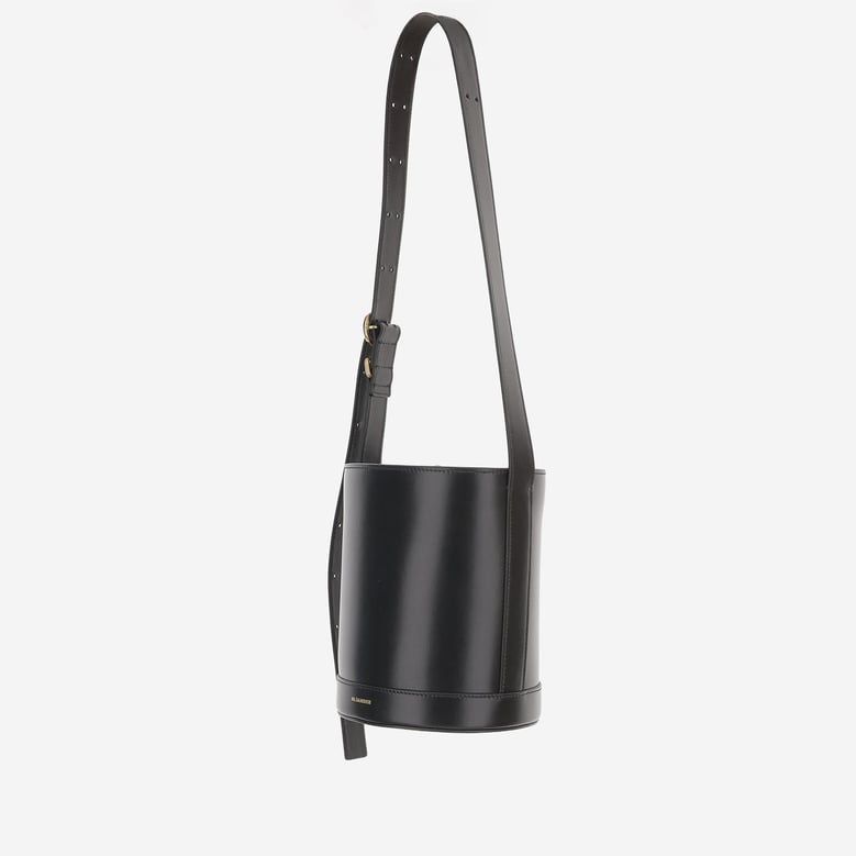 leather bucket bag by Selfnex