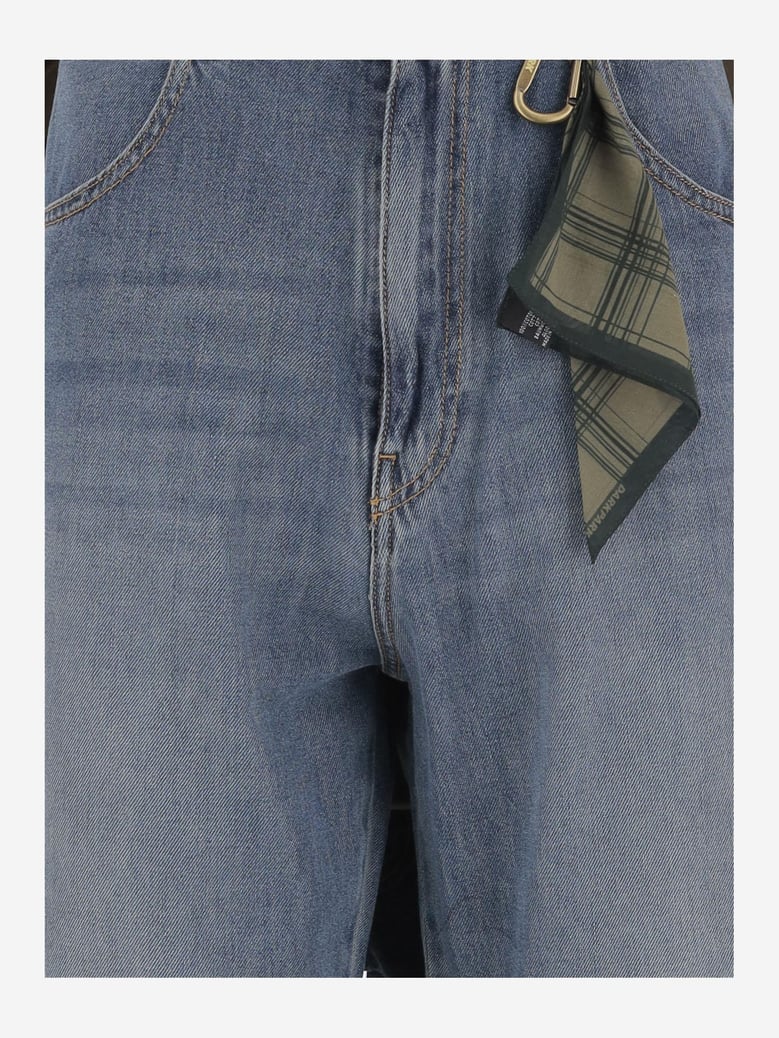 cotton blend denim jeans by Selfnex