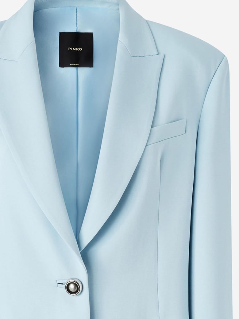 jacket stretch viscose light blue by Selfnex