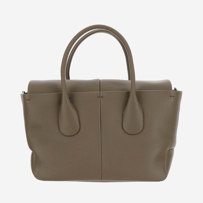 reverse leather hand bag by Selfnex