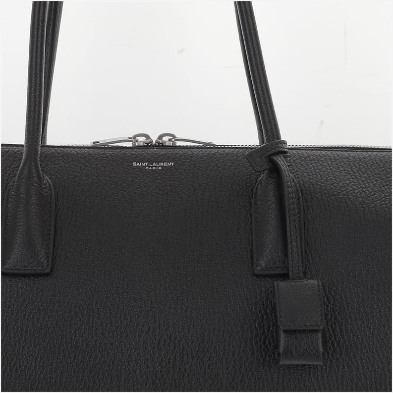 shoulder bag hammered leather black by Selfnex