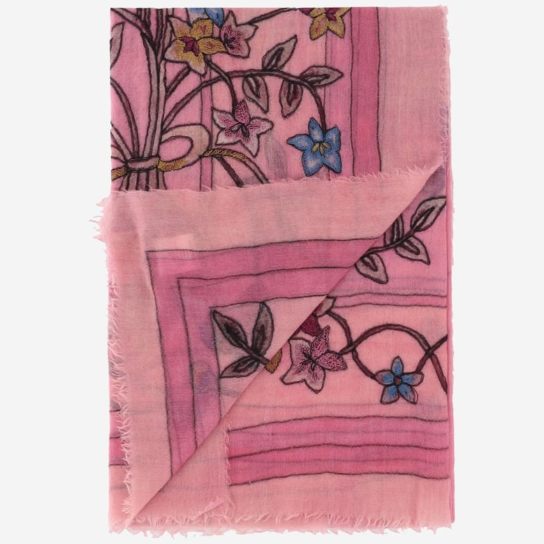 scarf chantal pink by Selfnex