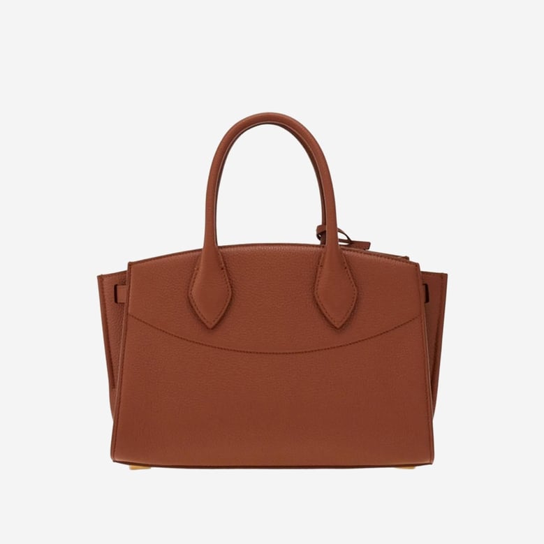 leather handbag brown by Selfnex