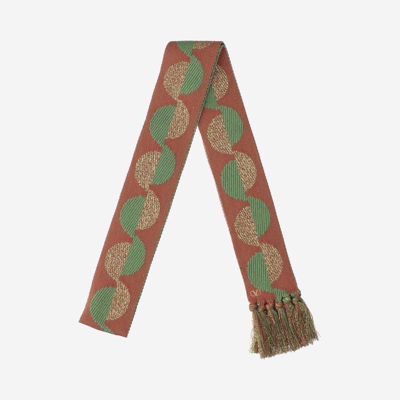 antibes cotton and lurex scarf by Selfnex