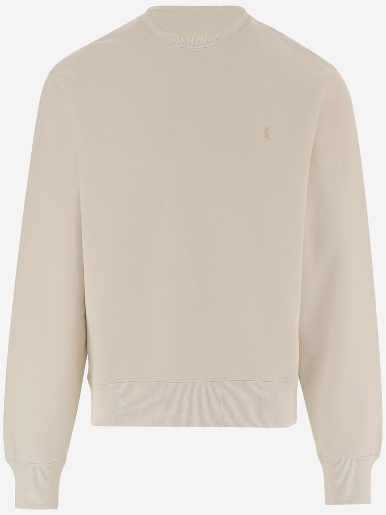 cotton sweatshirt ivory by Selfnex