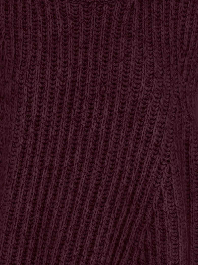 sleeveless ribbed wool blend jumper by Selfnex
